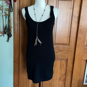 Sz 10 Body Con black tank dress